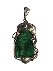 Ювелирный кулон малахит