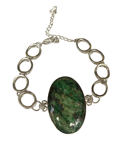 Браслет камень фуксит