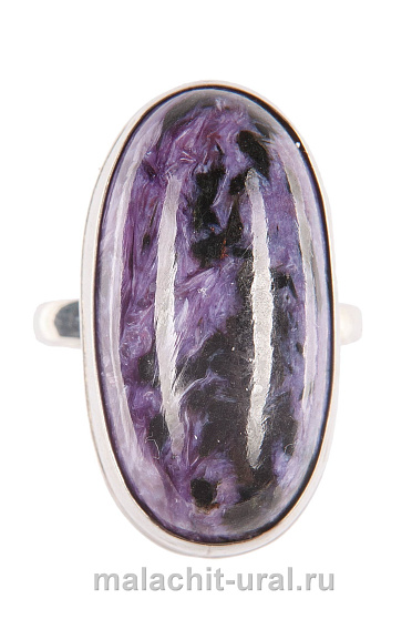 Кольцо с чароитом