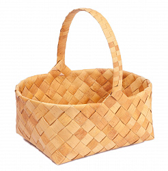 Кузовок плетеный из берестяной ленты