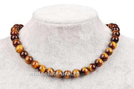 Бусы тигровый глаз