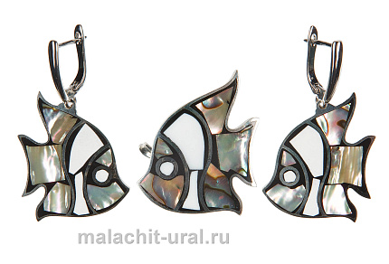 Комплект с перламутром