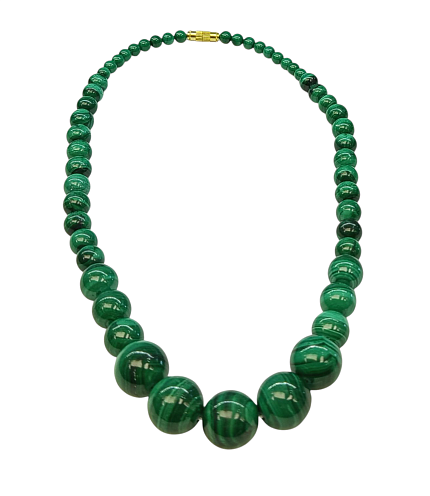 Красивое колье малахит