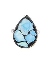 Кольцо с бирюзой 