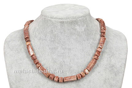 Бусы с камнем авантюрин