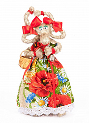 Льняная игрушка коза дереза