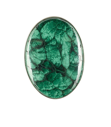 Кольцо малахит