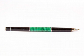 Ручка из натурального малахита