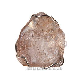 Кольцо с кварцем волосатиком