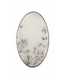 Кольцо моховой агат