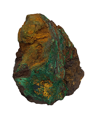 Малахит на породе