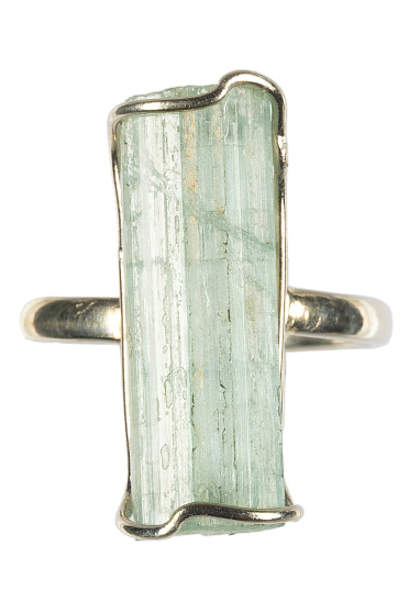 Кольцо с аквамарином