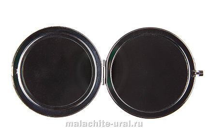 Зеркальце карманное змеевик
