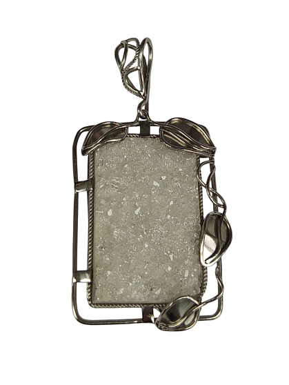 Кулон из горного хрусталя