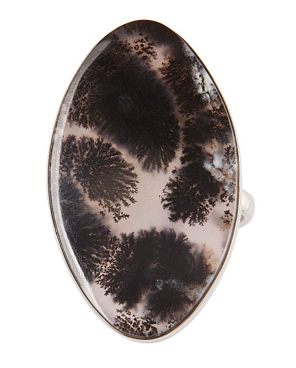 Кольцо с агатом