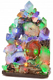 Горка минералогическая из самоцветов с подсветкой