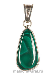 Кулон малахит