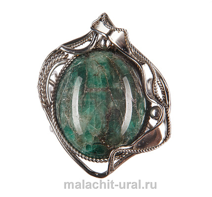 Кольцо с бериллом