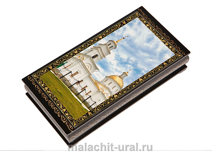 Шкатулка из дерева Русский сувенир