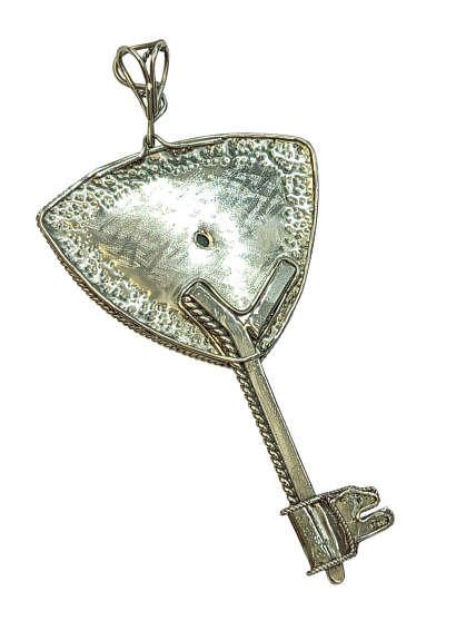 Кулон с лабрадором (лабрадорит)