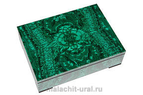 Шкатулка из малахита "Царская"