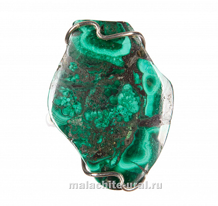 Кольцо малахит