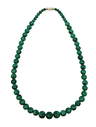 Бусы из малахита