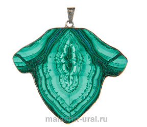 Кулон малахит