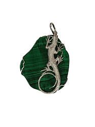 Кулон ювелирный малахит