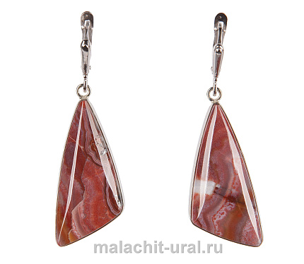 Серьги из агата