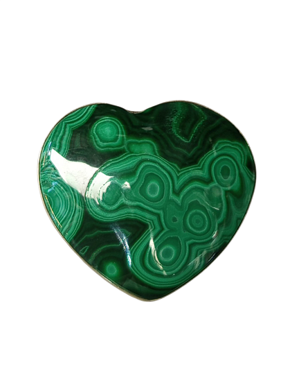 Брошь малахит