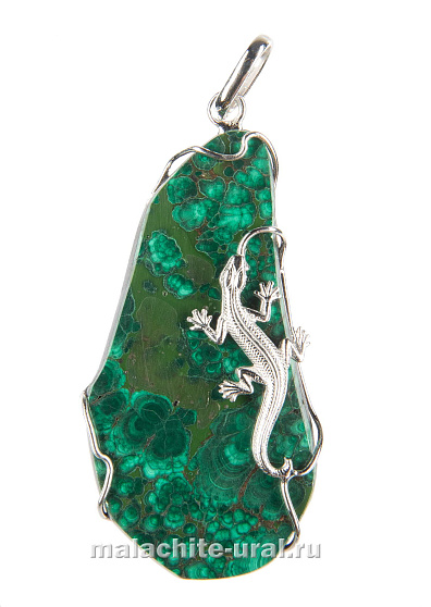 Кулон малахит