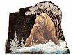 Рисунок на камне "Медведь"