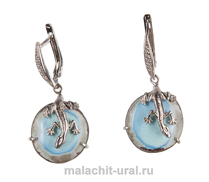 Серьги с бирюзой