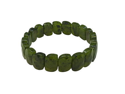 Браслет из камня нефрит