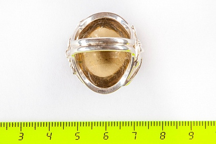 Кольцо с цитрином