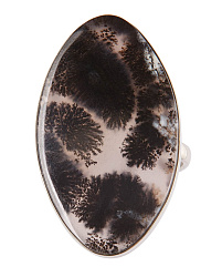 Кольцо с агатом