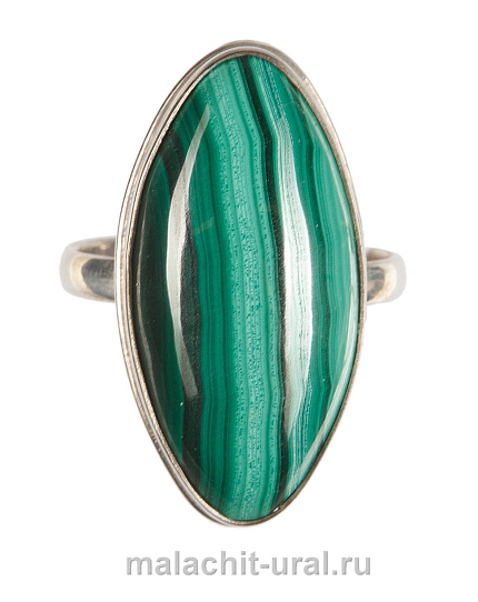 Кольцо из малахита