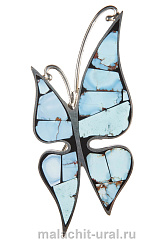 Брошь с бирюзой