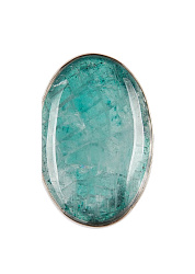 Кольцо с камнем флюорит